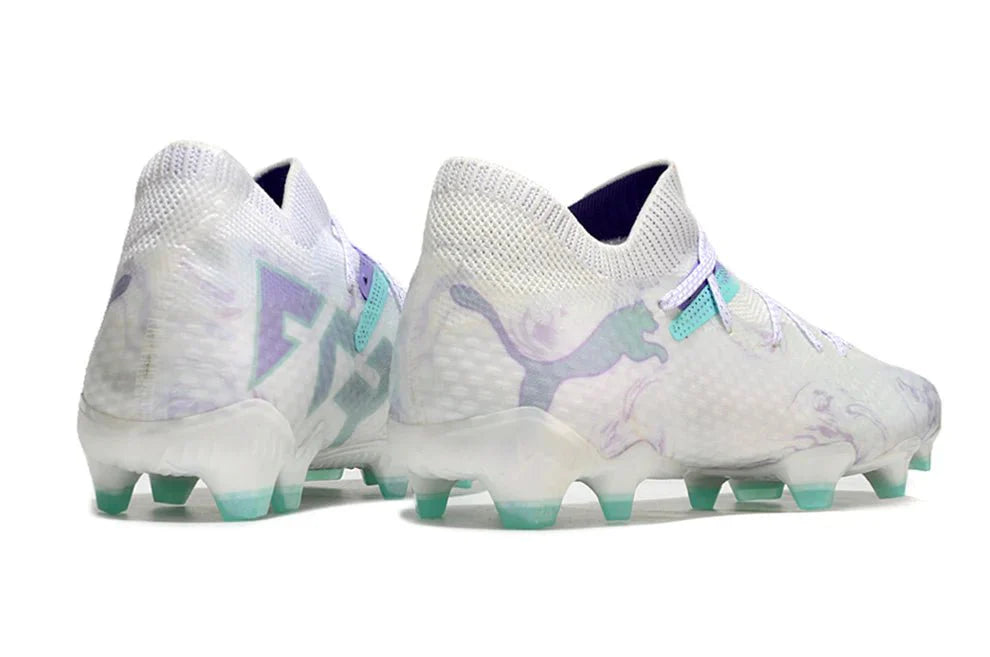 Future VII Ultimate Elite FG/AG Branco Brilhante Edição Limitada Feminina