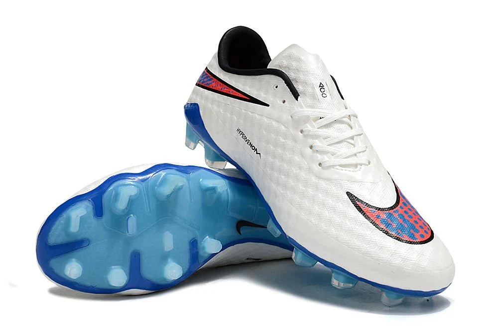 Hypervenom Phantom 1 FG Branco/Azul