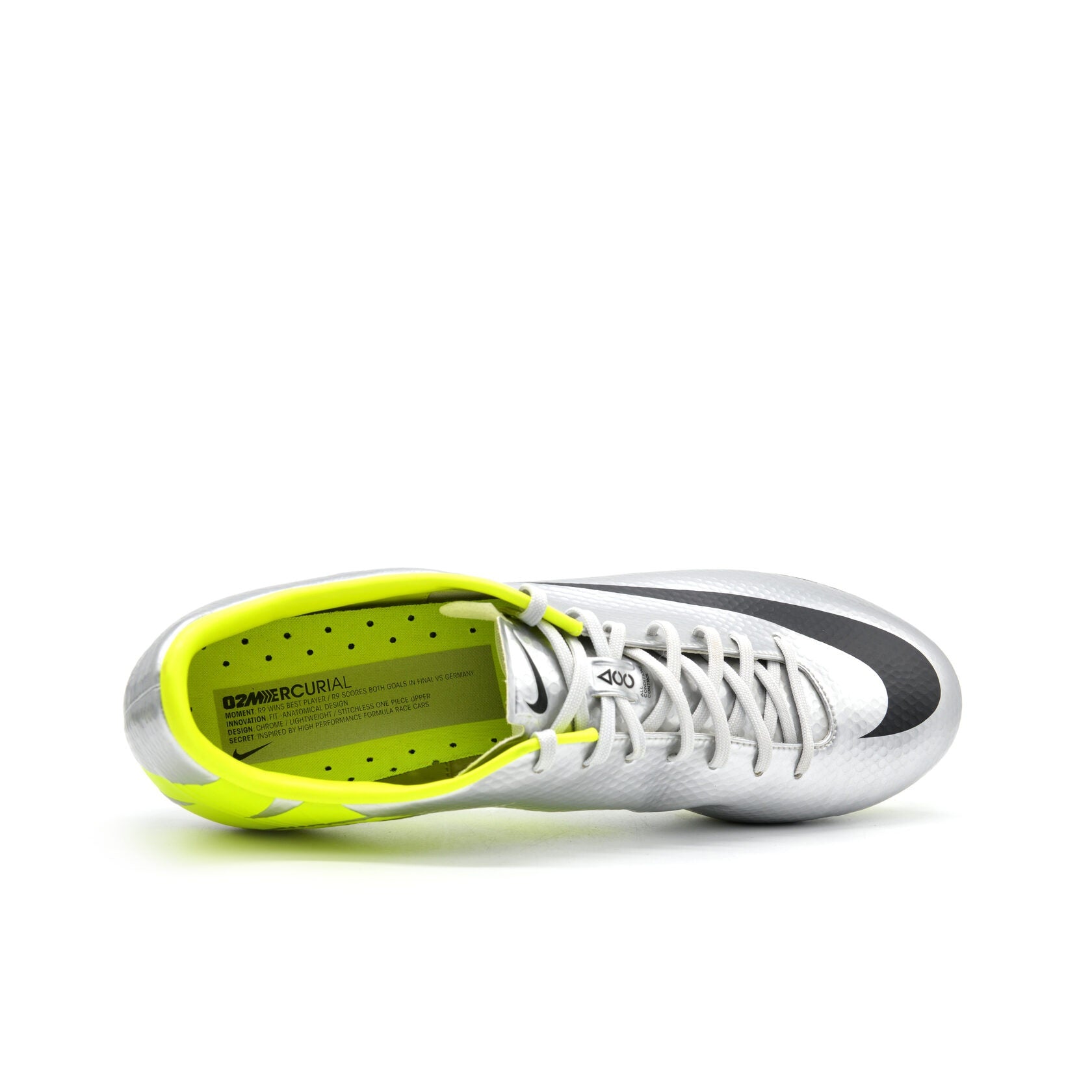 Mercurial Vapor IX Elite FG Prateado/Volt