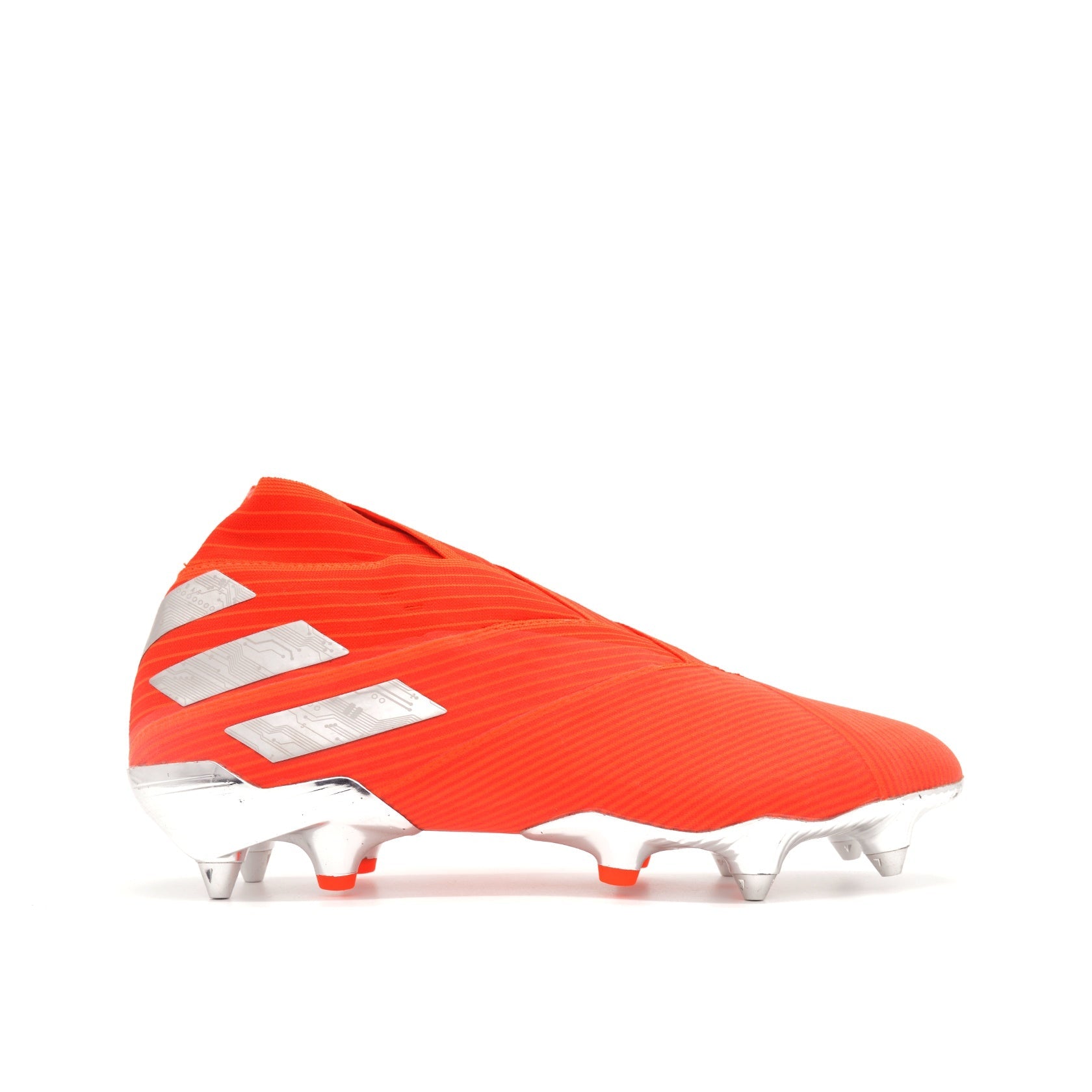 Nemeziz 19+ SG Soft Solar Vermelho/Prateado Metálico