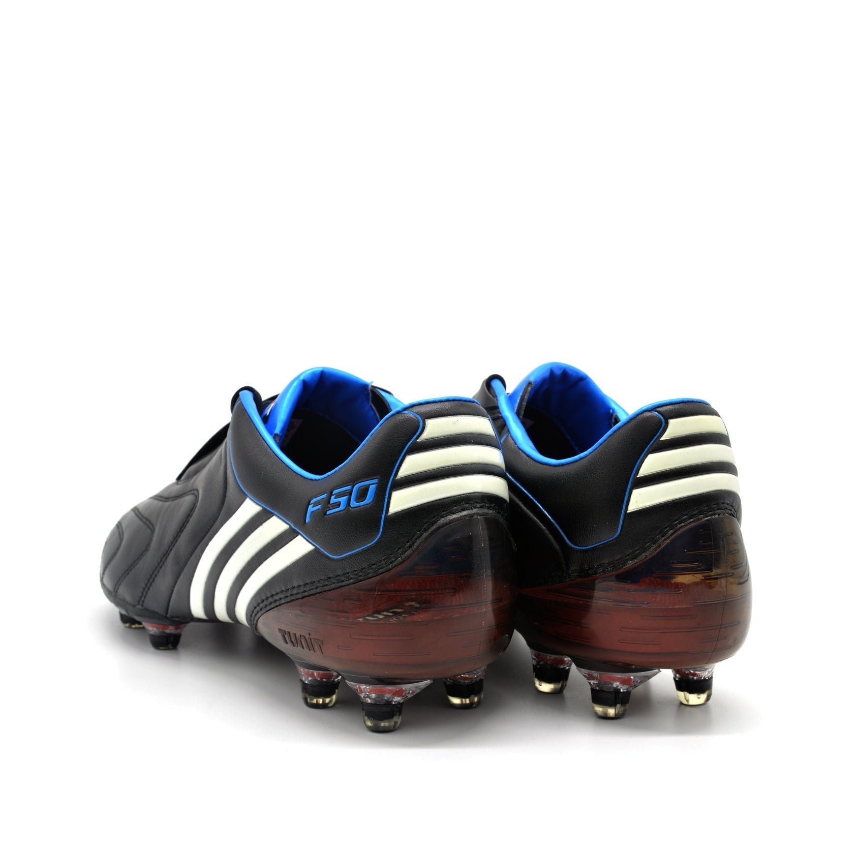 F50i Tunit Leather Preto/Ciano