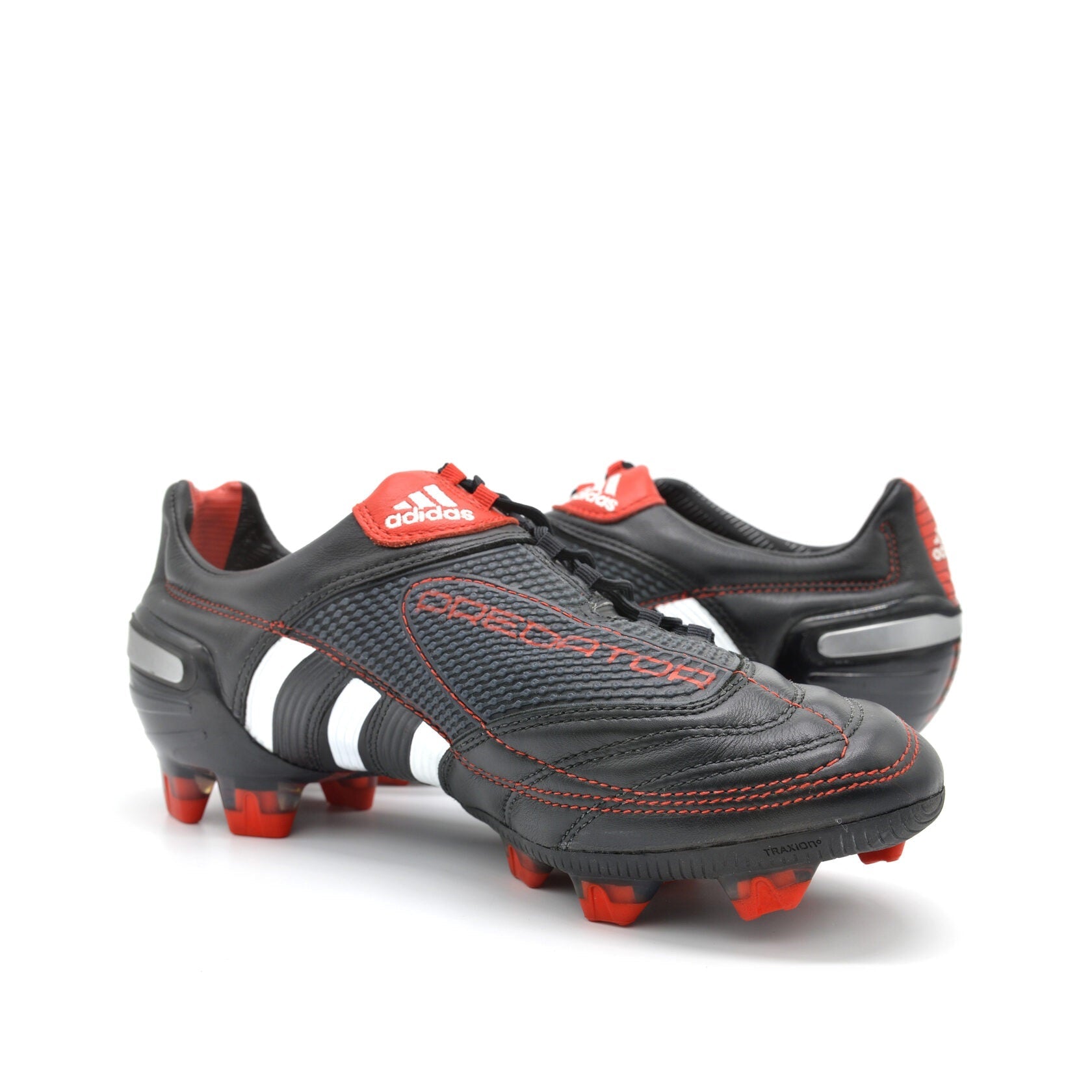 Predator X TRX Elite FG Preto/Vermelho