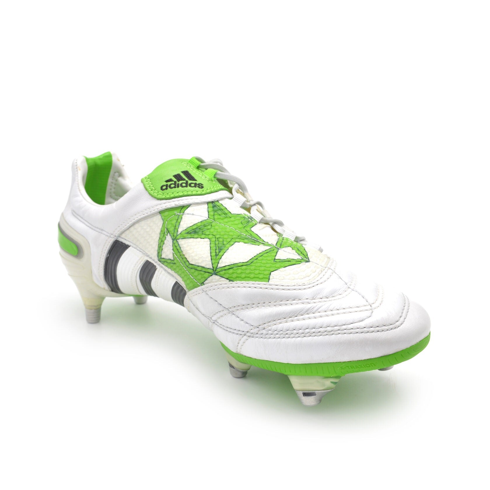 Predator X Elite SG futebol branco/verde arara