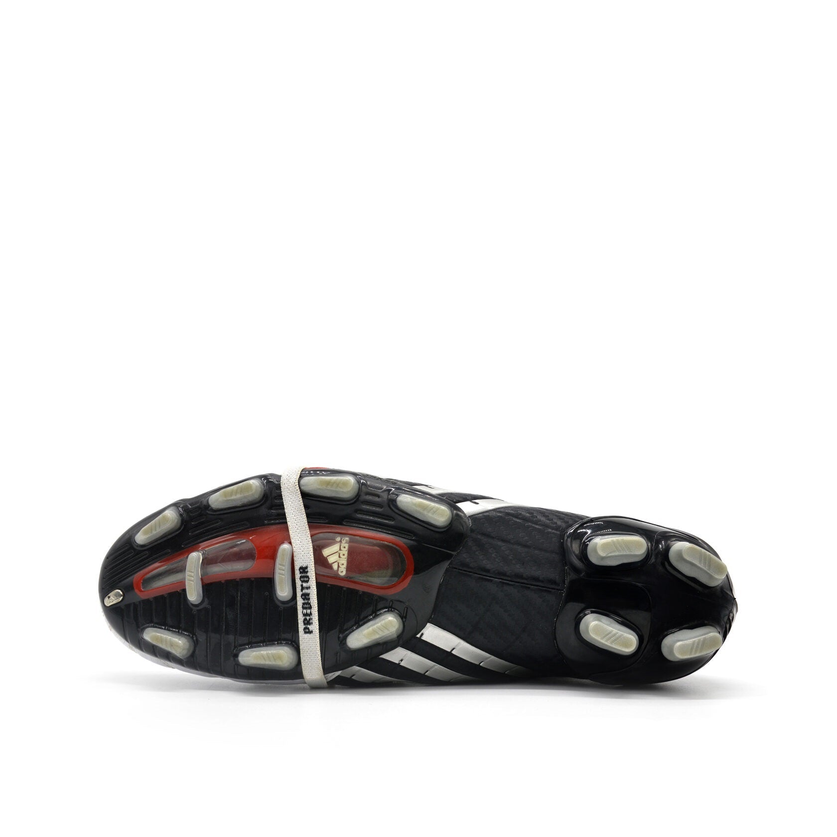 Predator Powerswerve TRX FG Preto/Vermelho