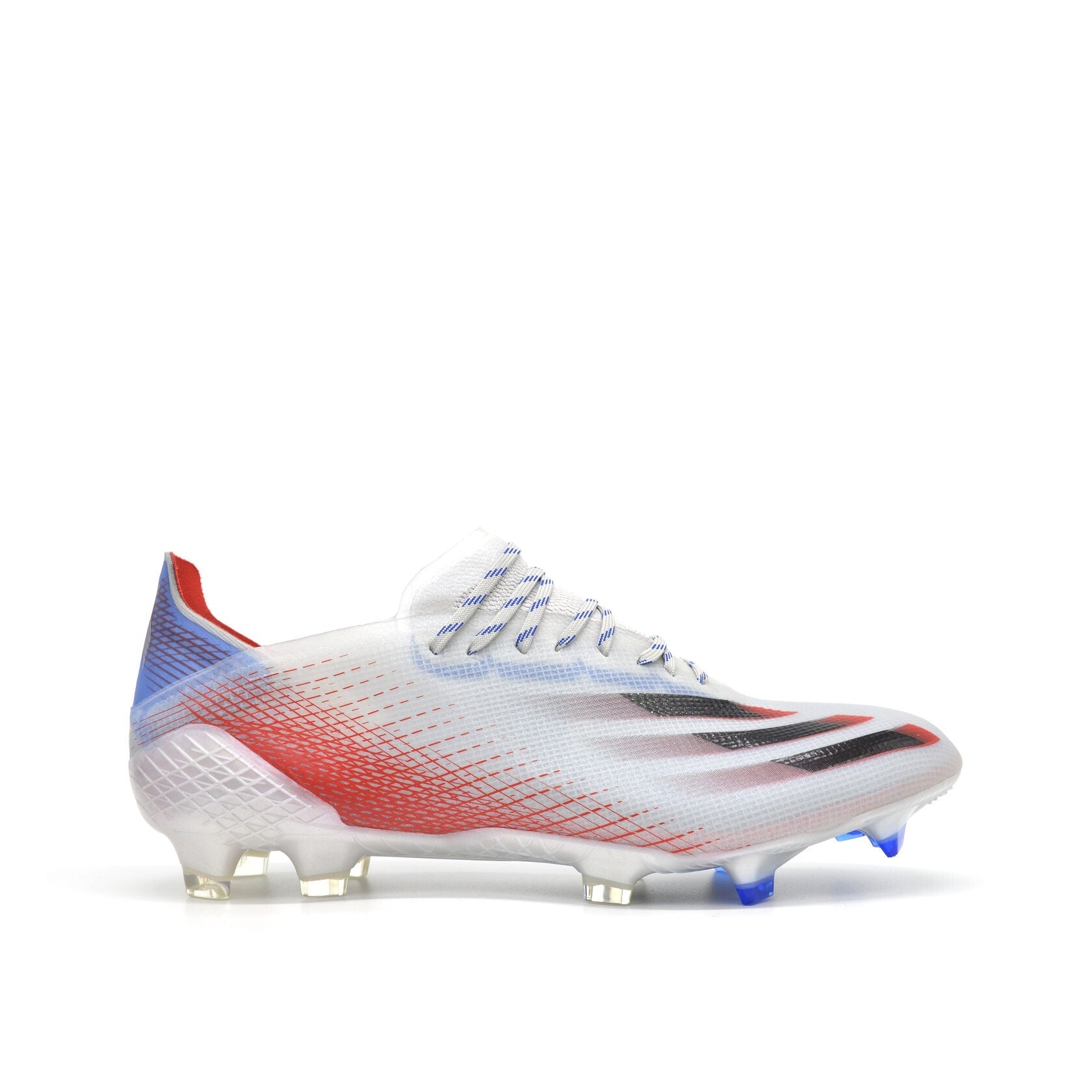 X Ghosted.1 Elite FG Branco/Vermelho 'Pacote Exemplar'