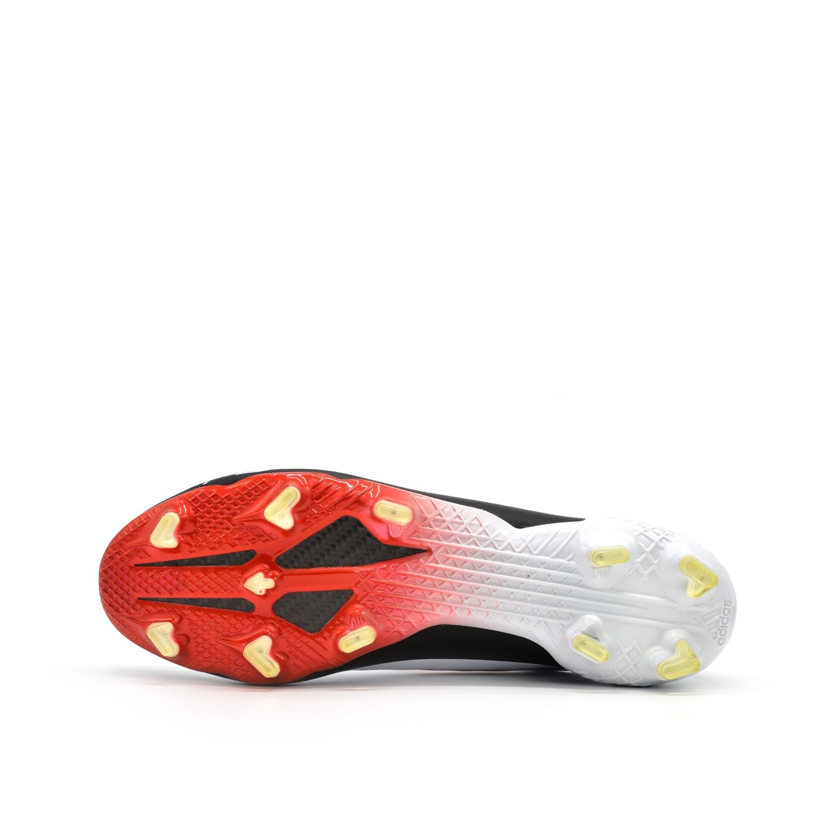F50 Ghosted Adizero Prime FG Branco/Vermelho