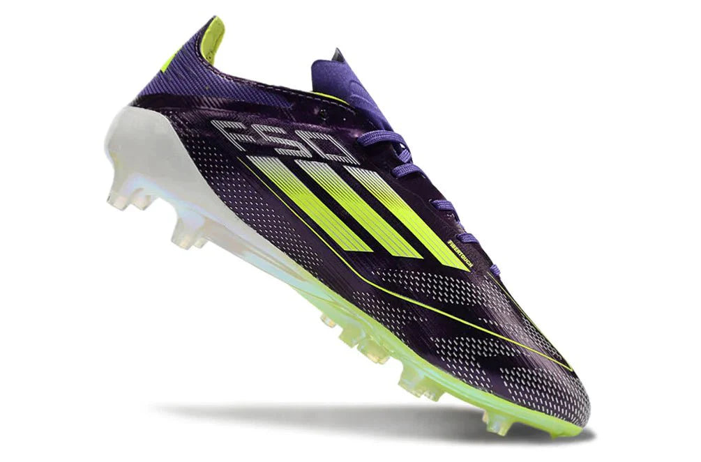 F50 Atacadores Elite AG Roxo/Verde