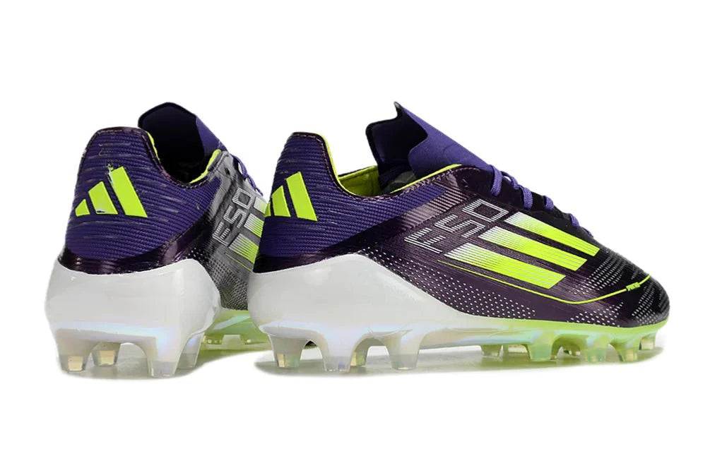F50 Atacadores Elite AG Roxo/Verde