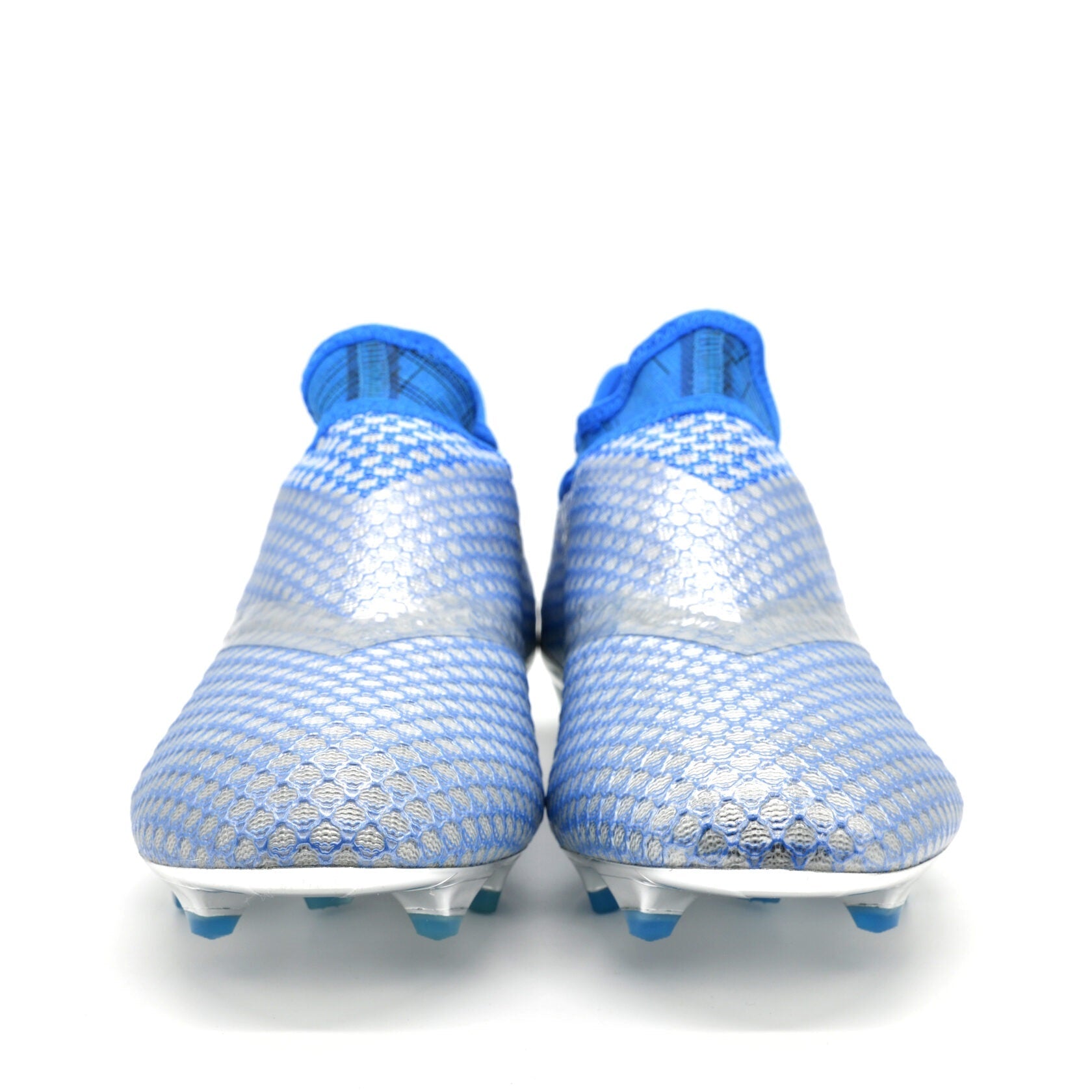 16+ PureAgility FG/AG Mercury Silver Metálico/Azul Messi