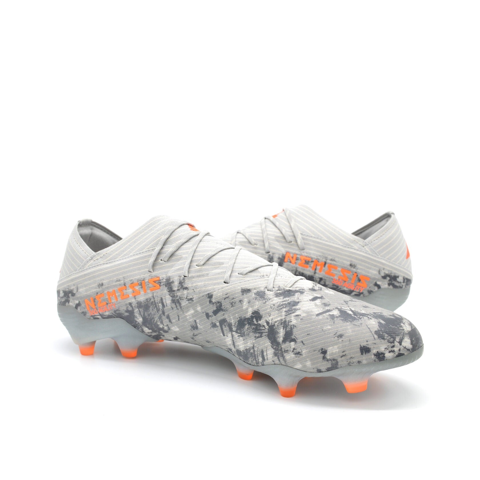 Nemeziz 19.1 FG/AG Encryption Cinzento/Laranja