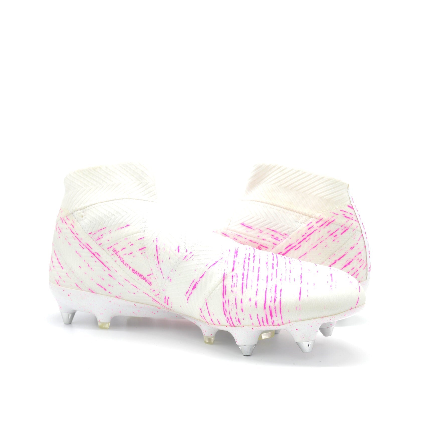 Nemeziz 18+ FG/AG Virtuso - Branco/Rosa