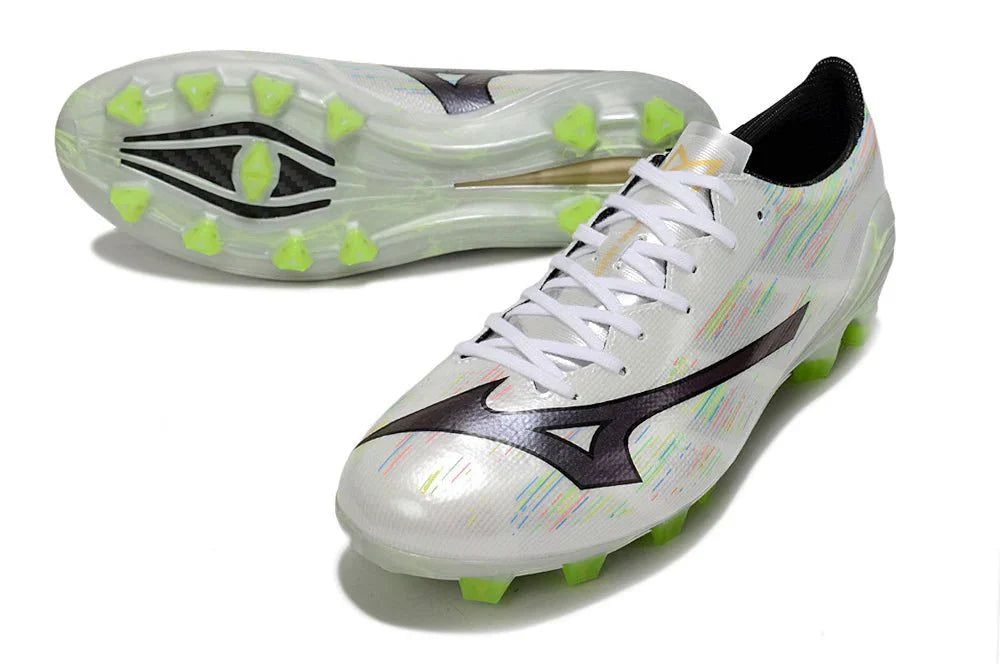 Alpha II Elite FG - Branco/Prateado Iridescente