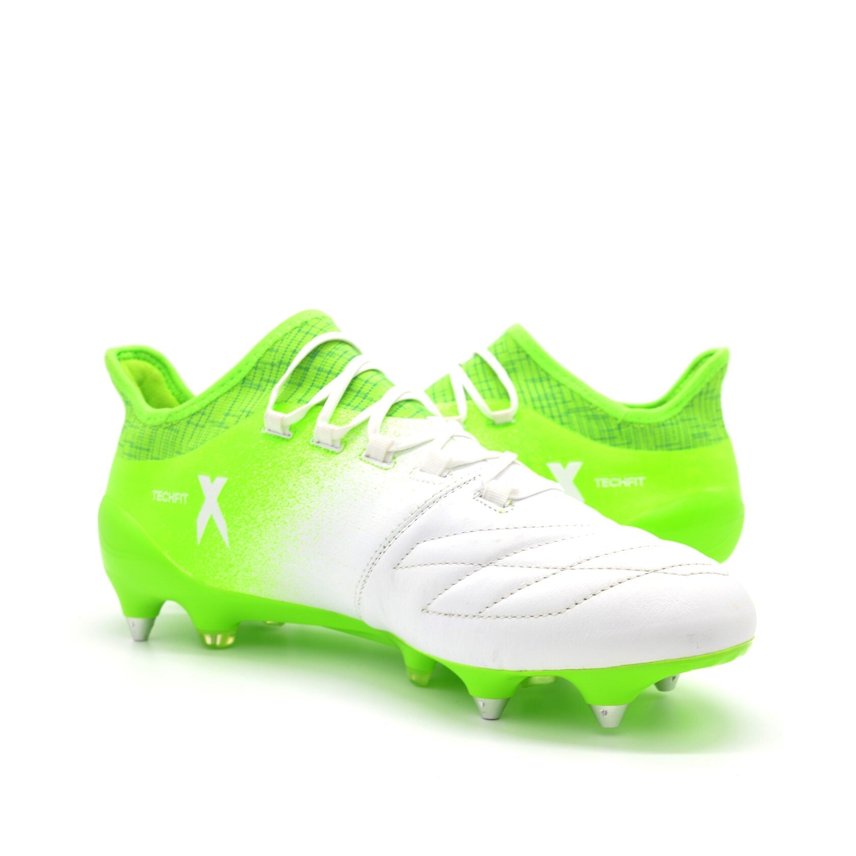 16.1 FG/AG Couro Turbocharge - Branco/Verde Solar