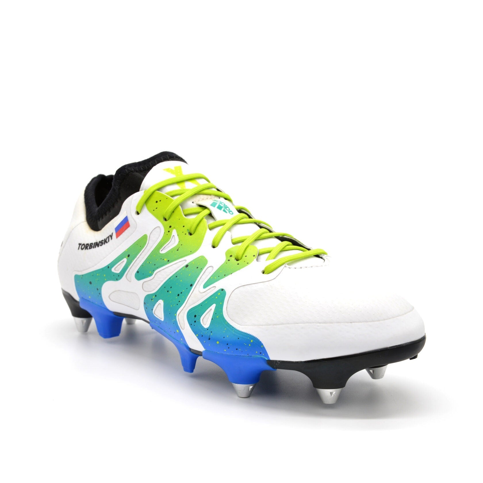 15.1 Couro FG/AG Elite Branco/Semi Solar Slime