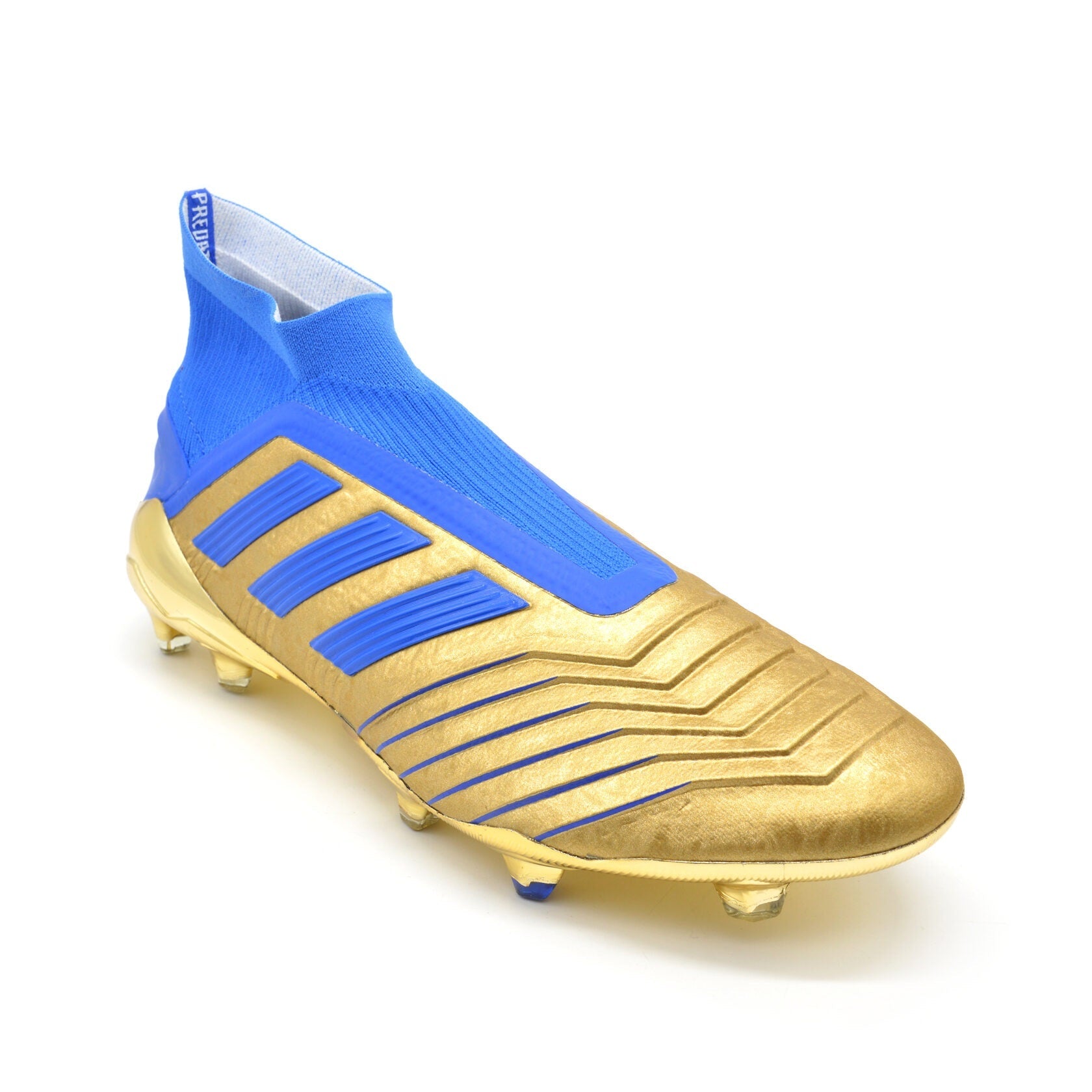 Predator 19+ FG/AG Código de Entrada - Dourado Metálico/Azul