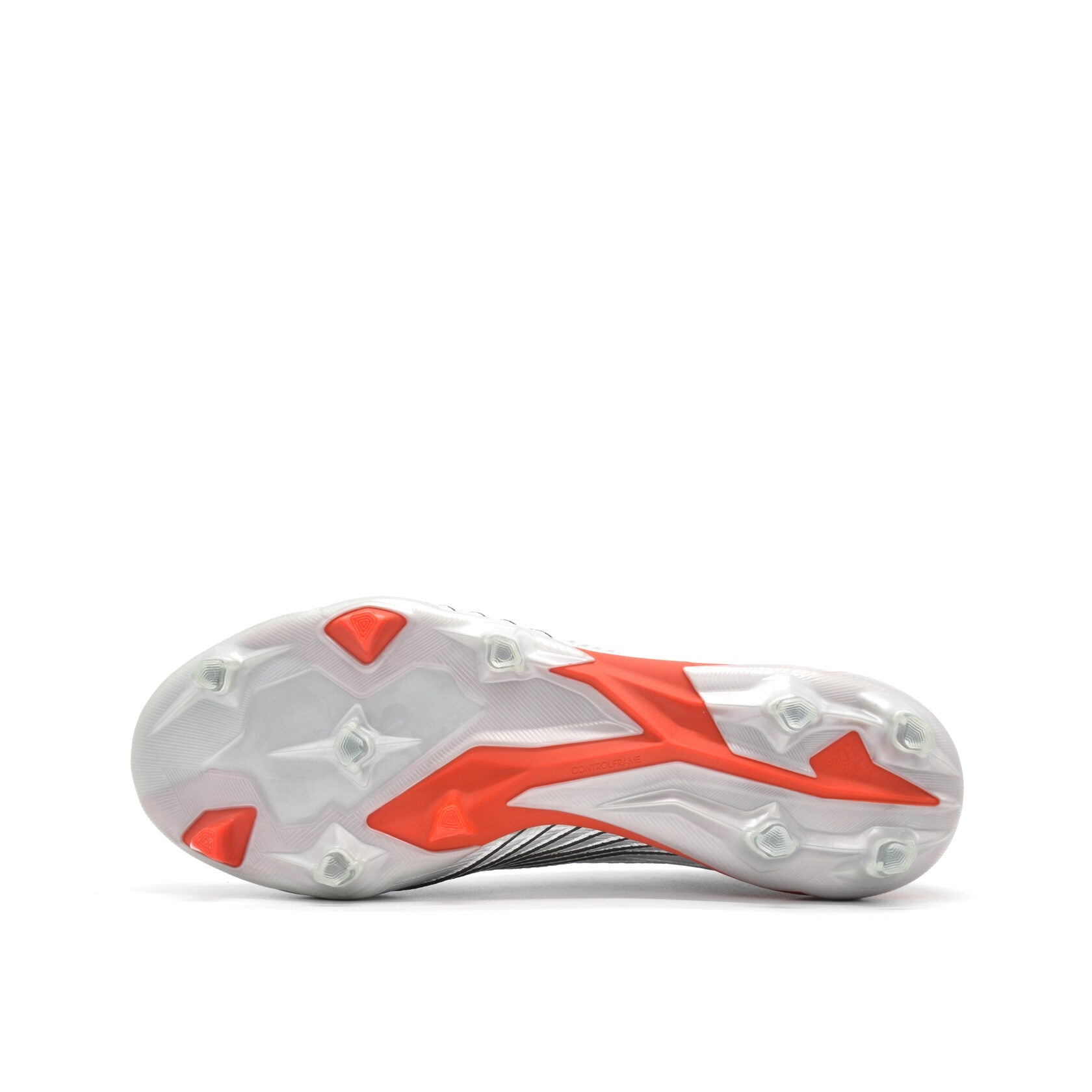 Predator 19.1 FG/AG 302 Redirecionar - Prateado Metálico/Vermelho