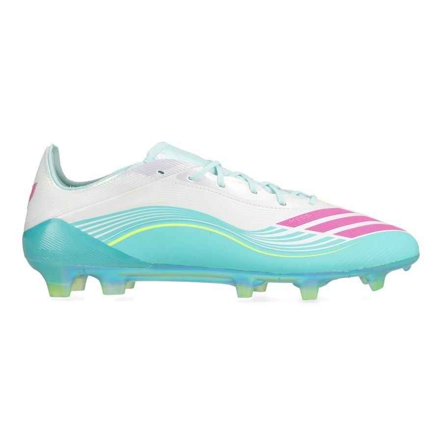 F50 Messi Elite FG Aurora Radiante - Calçado Branco/Lúcido