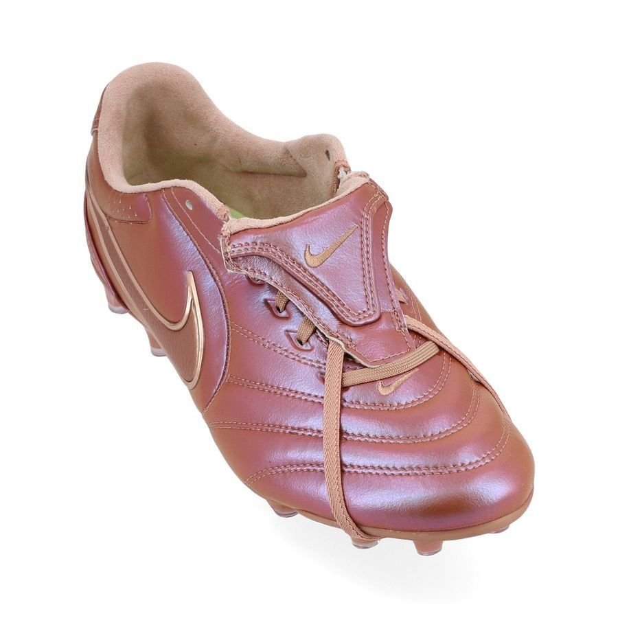 Tiempo Ligera Pro FG - Ouro Rosa Metálico/Vermelho Metálico