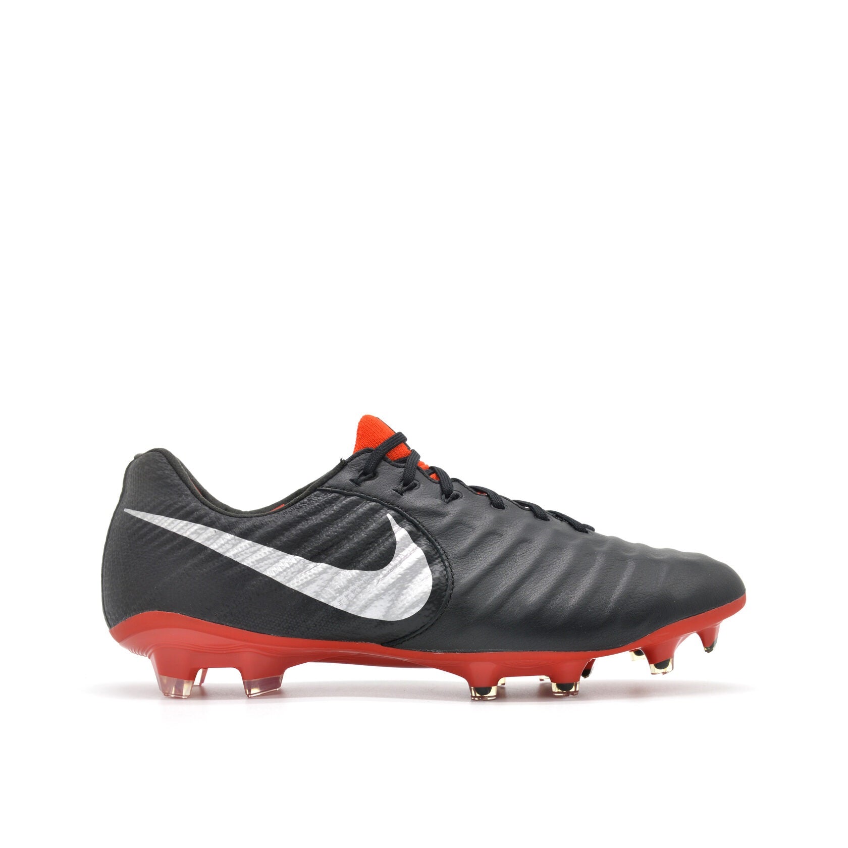 Tiempo Legend 7 Academia FG Criado no Concreto - Preto/Vermelho