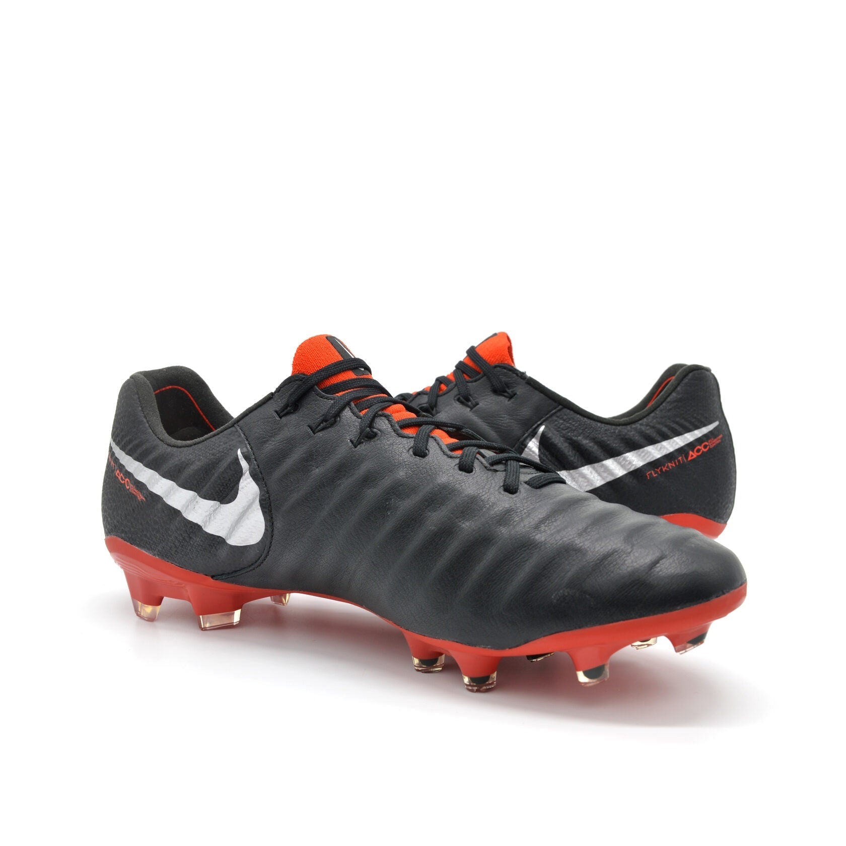 Tiempo Legend 7 Academia FG Criado no Concreto - Preto/Vermelho