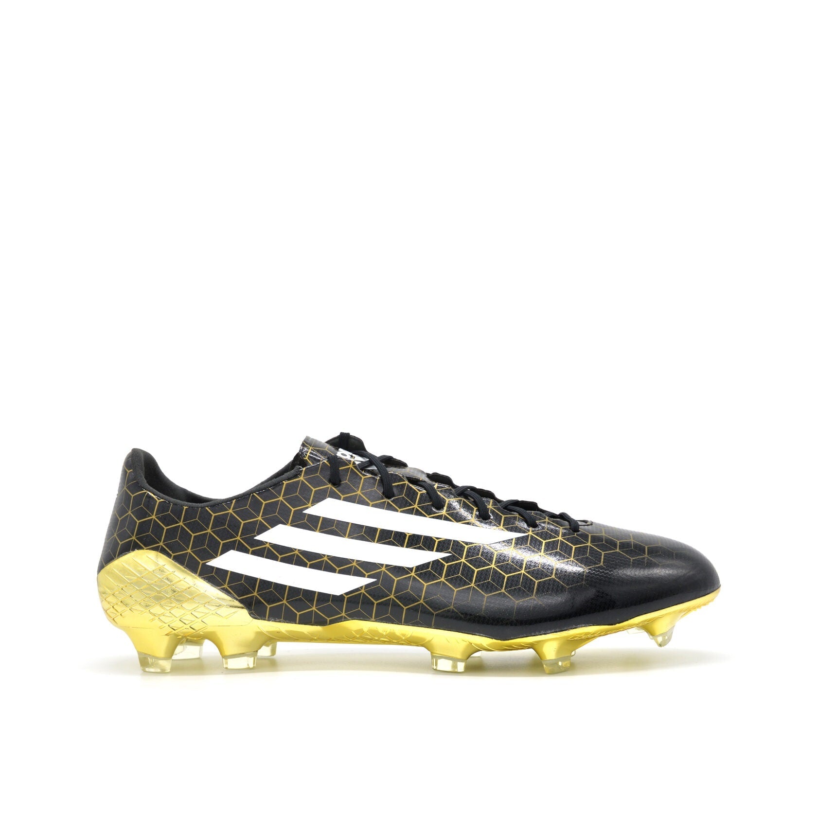 Adizero F50 Ghosted Crazylight FG Preto/Ouro
