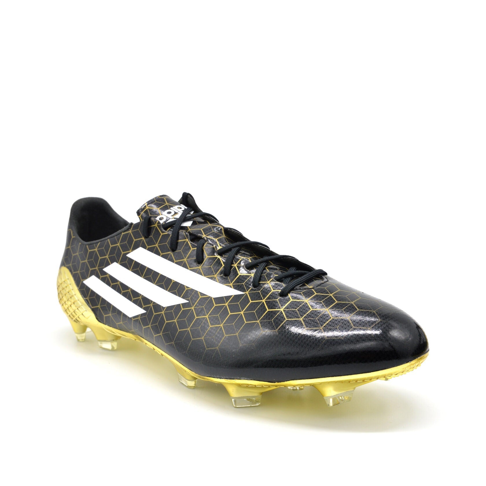Adizero F50 Ghosted Crazylight FG Preto/Ouro