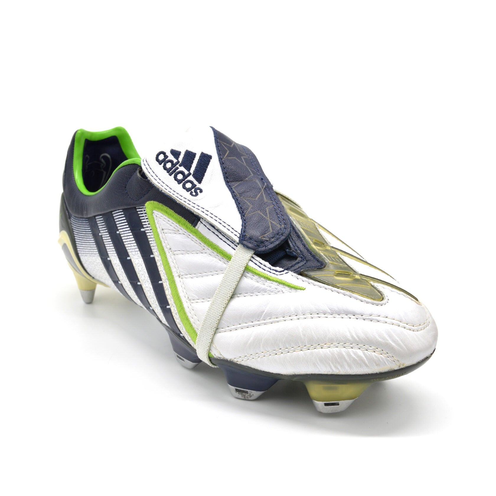 Predator PowerSwerve TRX FG Azul Marinho/Branco