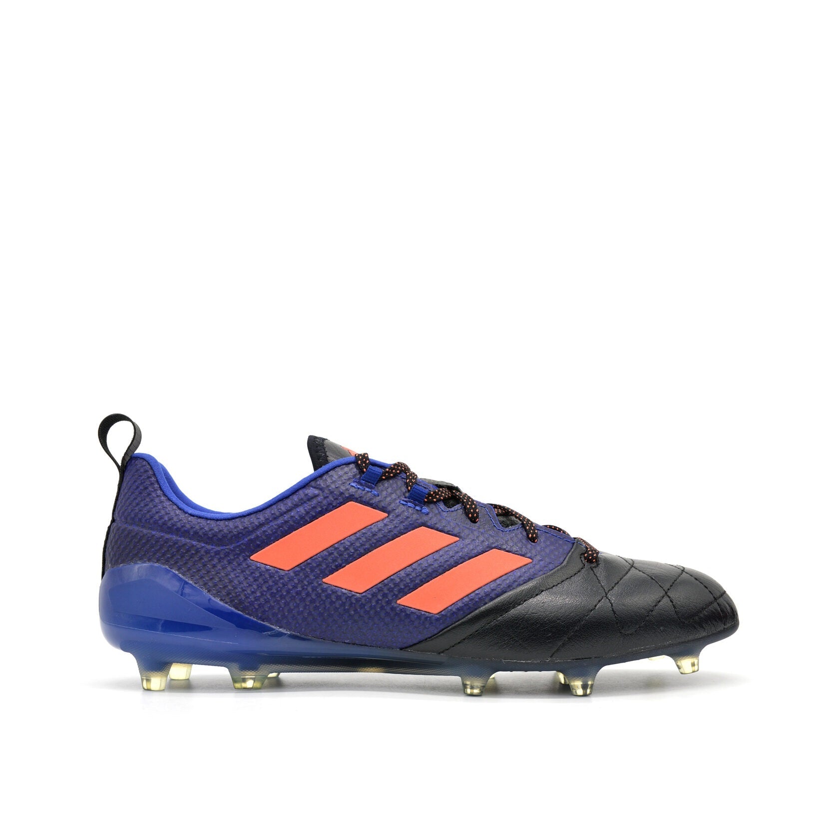 ACE 17.1 Couro FG Preto/Azul