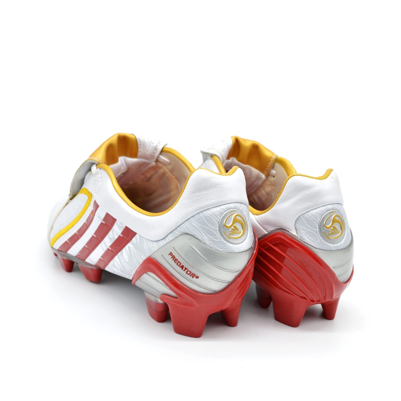 Predator Powerswerve TRX FG Branco/Vermelho