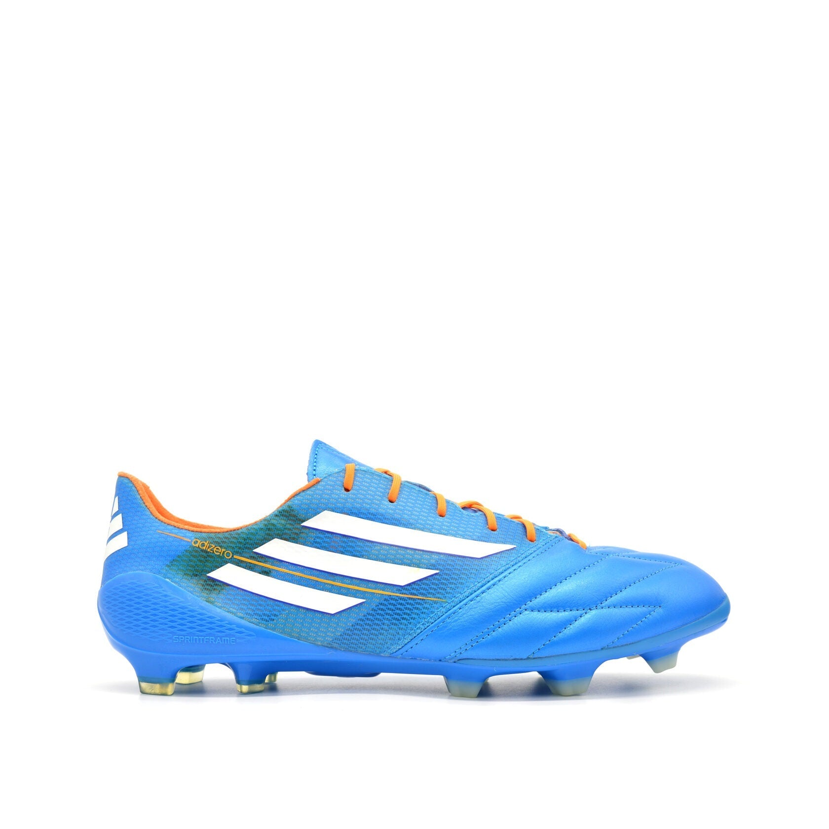 F50 Adizero Couro Azul/Branco