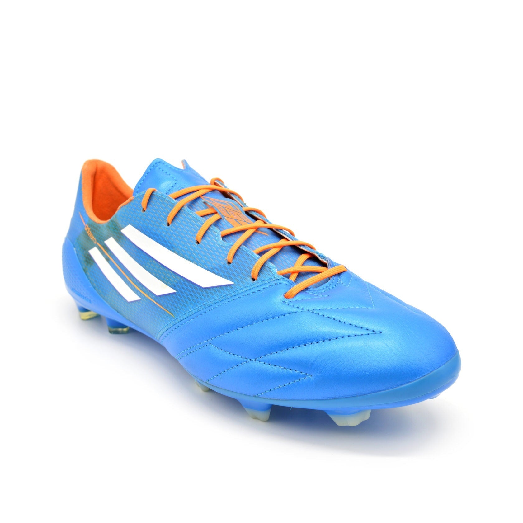 F50 Adizero Couro Azul/Branco