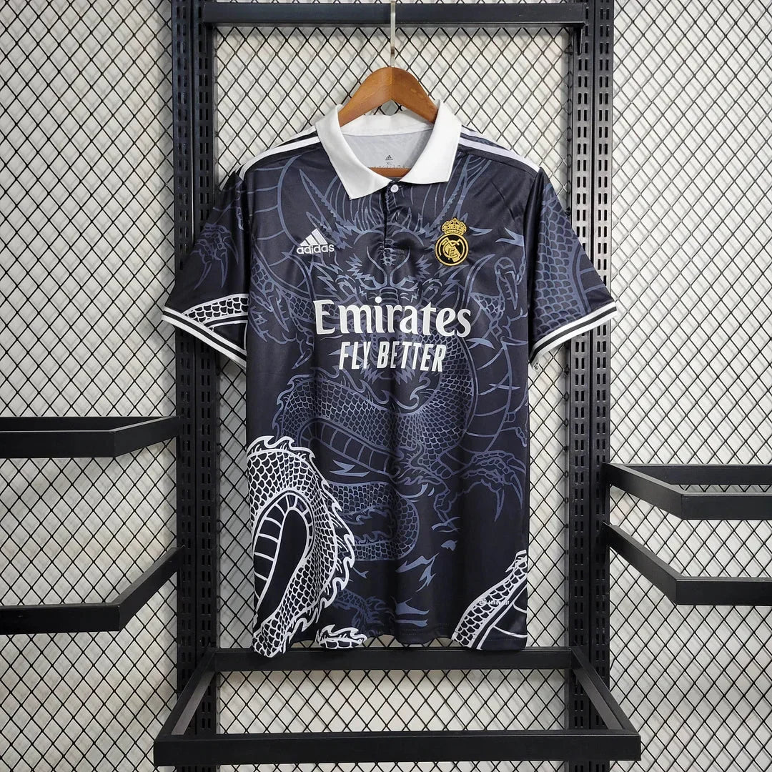 Real Madrid 2024 Navy Dragon Special Shirt
