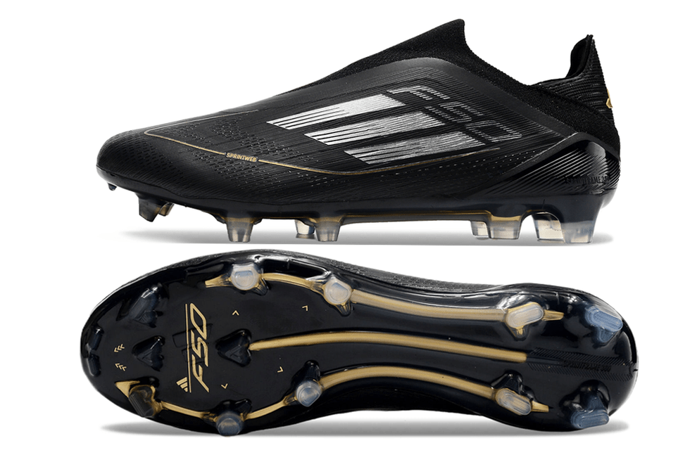 F50 Elite Sem Atacadores FG Faísca Escura