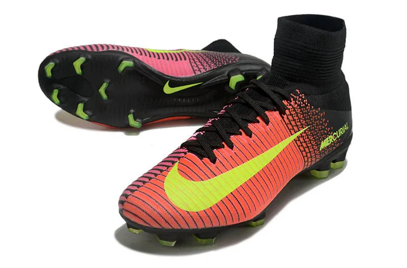 Mercurial Superfly V Elite FG Laranja/Preto