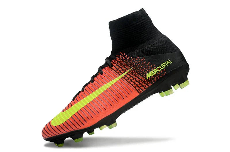 Mercurial Superfly V Elite FG Laranja/Preto