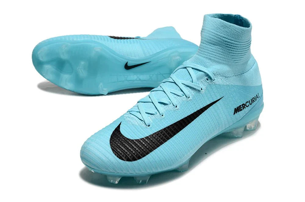 Mercurial Superfly V Elite FG Azul Claro