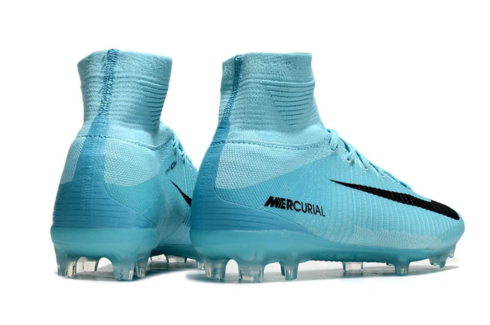 Mercurial Superfly V Elite FG Azul Claro