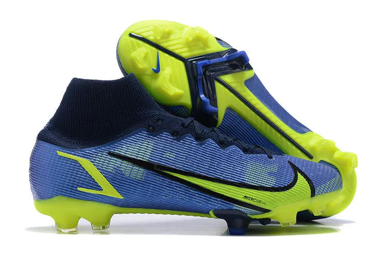 Superfly VIII Elite FG Recarregar Azul/Verde Claro