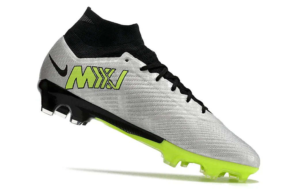 Mercurial Superfly IX Elite FG Cinzento/Verde Claro