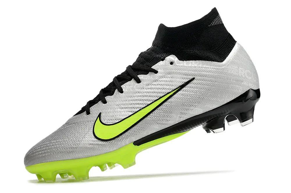 Mercurial Superfly IX Elite FG Cinzento/Verde Claro