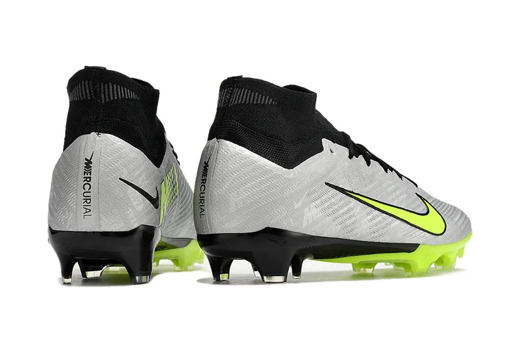 Mercurial Superfly IX Elite FG Cinzento/Verde Claro