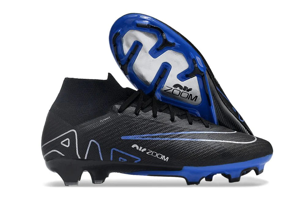 Mercurial Superfly IX Elite FG Preto/Azul