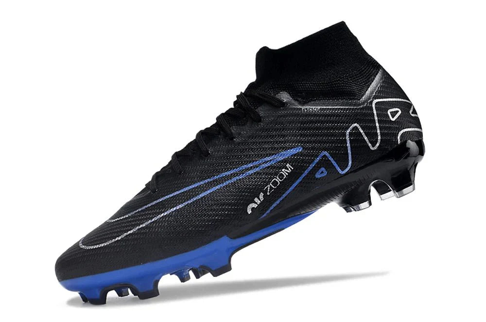 Mercurial Superfly IX Elite FG Preto/Azul