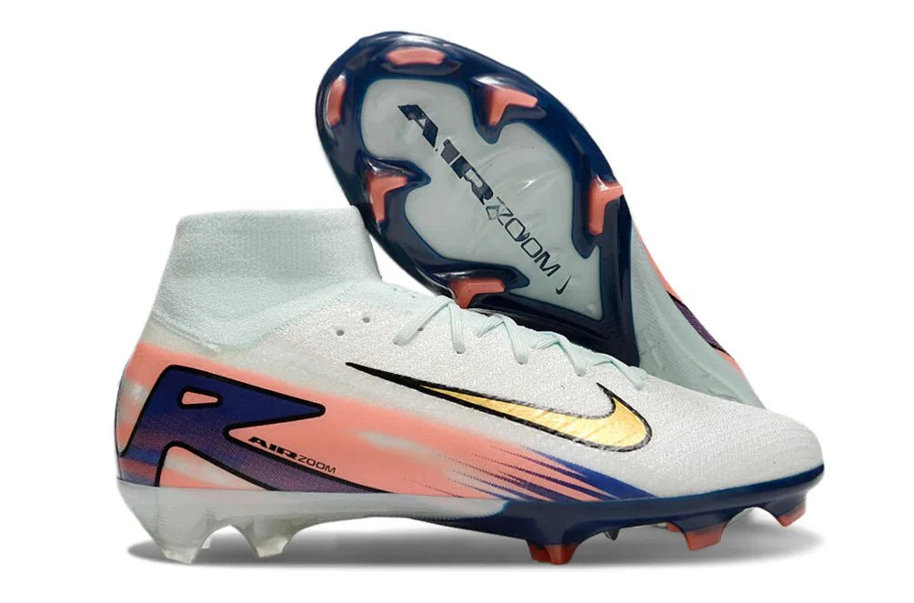 Mercurial Superfly X Elite FG Branco/Rosa