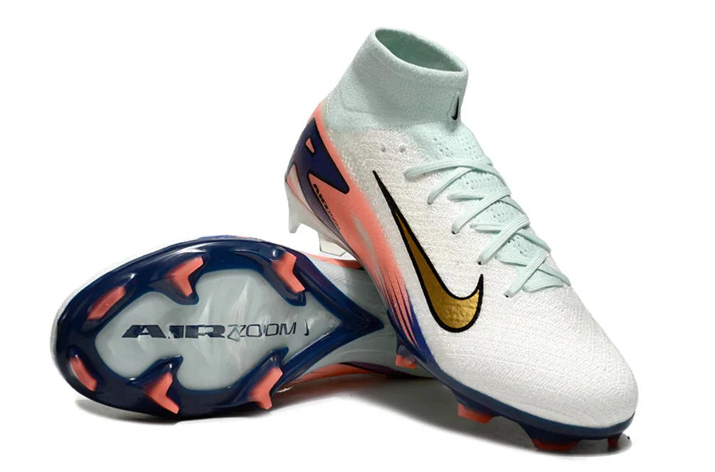 Mercurial Superfly X Elite FG Branco/Rosa