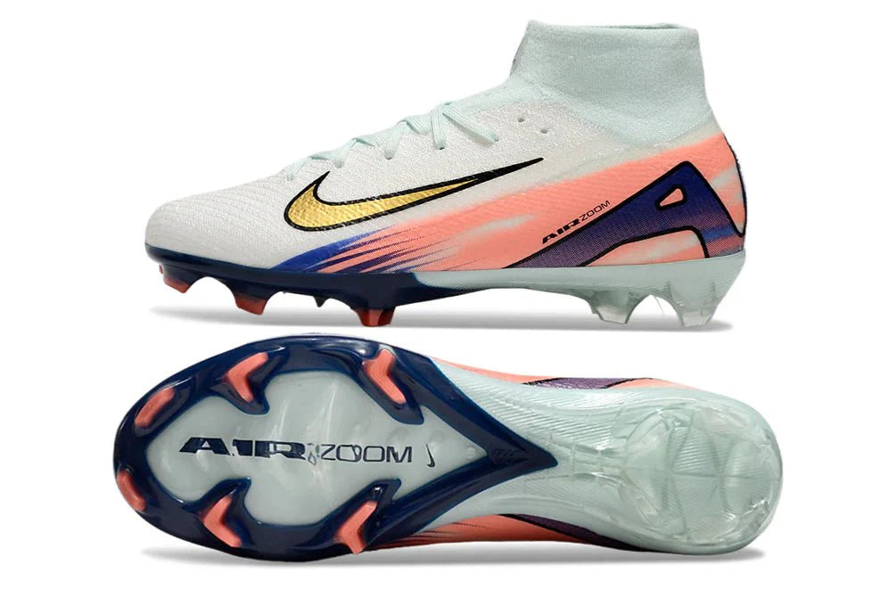 Mercurial Superfly X Elite FG Branco/Rosa