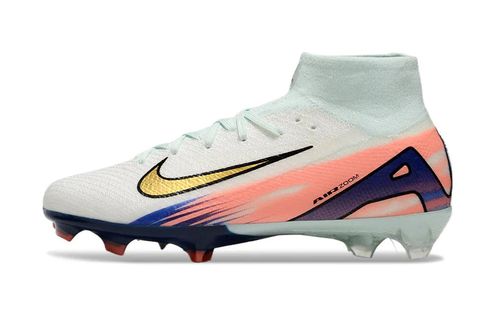 Mercurial Superfly X Elite FG Branco/Rosa