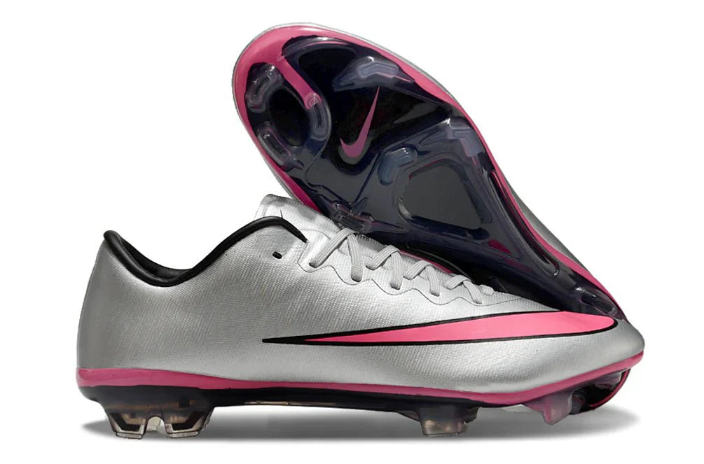 Mercurial Vapor 10 Elite FG Prateado/Preto