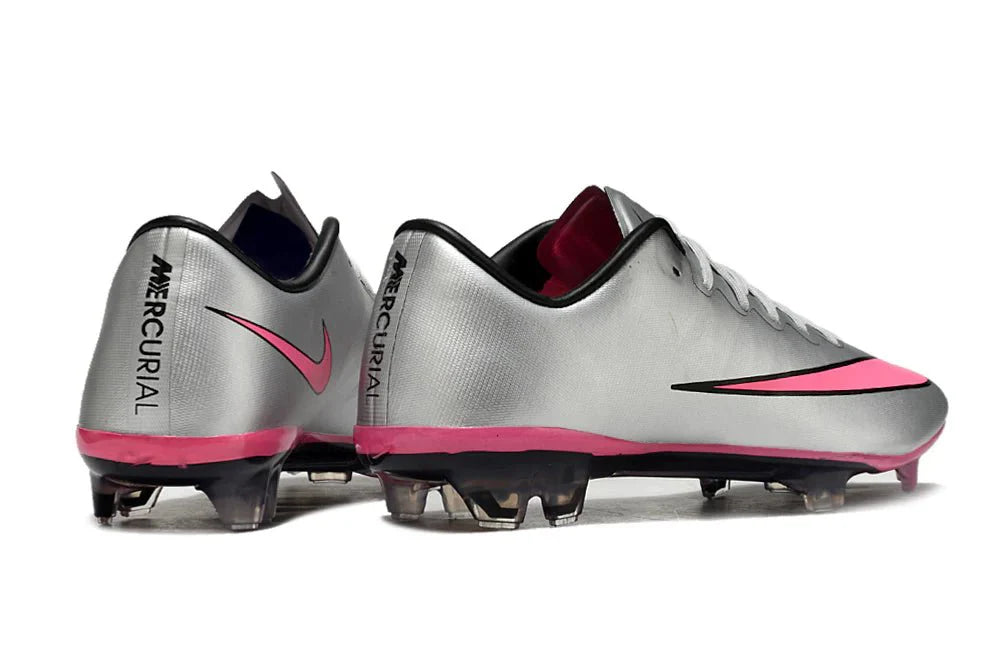 Mercurial Vapor 10 Elite FG Prateado/Preto