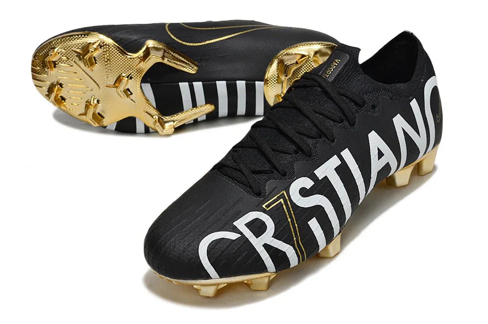 Mercurial Vapor XI Elite FG Dourado/Preto CR7